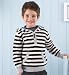 Info/Buy Mini Boys Pure Cotton Long Sleeve Stripe Knit Hooded Top