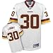 LaRon Landry Jersey: Reebok White Replica #30 Washington Redskins Jersey - Large