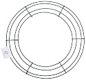 Panacea Wire Wreath Frame (12 Inch) - Green