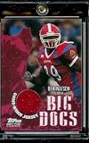 2004 Topps Draft Picks & Prospects Ben Watson Big Dogs Game-Worn Jersey Georgia Bulldogs Football Card - Mint Condition - Shipped In Protective Display Case