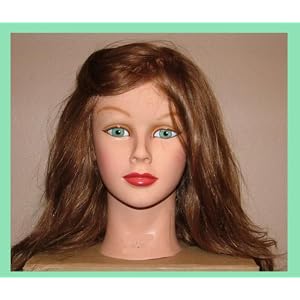 Professionla Cosmotology Manikin Beautiful Femail with Virgin Real Hair 14