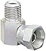 Eaton Weatherhead 9405X6X6 Carbon Steel Fitting, Swivel, 90 Degree Elbow, 3/8