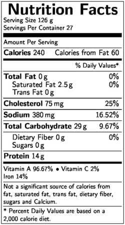 Carlas Precooked Jumbo Round Meat Ravioli Pasta, 2.5 Pound -- 3 per case.