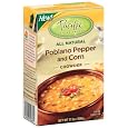 BUY : Pacific Natural Foods All Natural Poblano Pepper and Corn Chowder, 17.6-Ounce Boxes (Pack of 12)