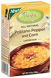 IMAGE OF Pacific Natural Foods All Natural Poblano Pepper and Corn Chowder, 17.6-Ounce Boxes (Pack of 12)