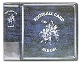 Blue Combo - BCW Collector's Value Pack: One FOOTBALL Collector D-Ring Binder (Album) with 25 9-Pocket Pages (Acid Free Pages) For Football Cards - BLUE ALBUM