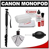 Canon 64-Inch Photo / Video Monopod 500 with Ball Head (Black) with Canon O ....