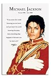 Satin Matt Laminated Michael Jackson Loved Poster - 91.5 x 61cms (36 x 24 Inches)