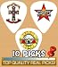 Guns N Roses 10 Single Sided Novelty Guitar Picks