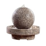 Vollmer LED beleuchteter Springbrunnen aus granitfarbigem Kunstharzsteinvon "Vollmer"