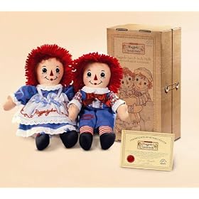 Raggedy Ann & Andy Collector's Case 12 Includes Commemorative Certificate. by Russ