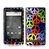 Peace SIgn Design Crystal Hard Skin Case Cover for Motorola Verizon Droid A ....