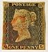 Wallmonkeys Peel and Stick Wall Decals - Penny Black - Removable Graphic