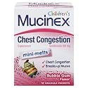 Mucinex Children's Jr Str Mini-Melts, Bubble Gum, 12-Count (Pack of 2)