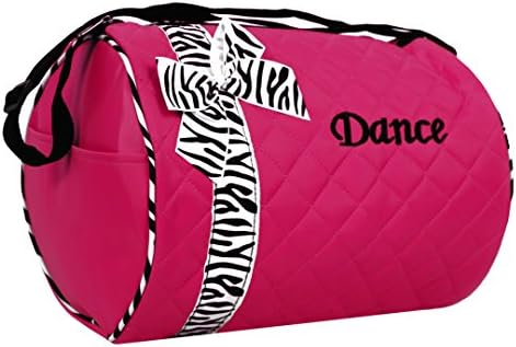 Dance bag - Quilted Zebra Duffle