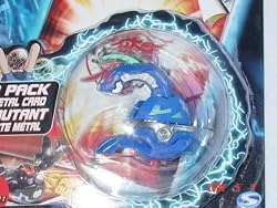 Bakugan Evolved Aquos BLUE DELTA DRAGONOID II - Chrome Ring - New Sealed Booster Pack
