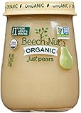 Beech-Nut Just Organic Stage 1 Purees - Just Pears - 4.25 Oz - 10 pk