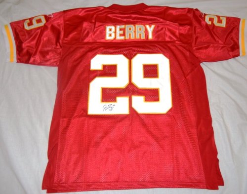 Eric Berry Autographed Kansas City Chiefs Jersey W/PROOF, Picture of Eric Signing For Us, Kansas City Chiefs, Tennessee Volunteers, Top Draft Pick