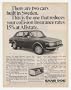 1971 Saab 99E Reduces Insurance Rates Print Ad (1677)