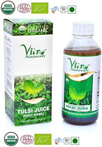 Vitro Naturals Certified Organic Tulsi Juice 1 Ltr