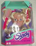 Enlarge toy image: Sindy Fairy Princess Styling Head - Made by hasbro in 1997 - the box is in poor condition -