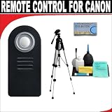 Wireless Remote Control + 57" Tripod For The Canon XSI, XS, T1i, T2, Ti, XTI, XT, 5D Mark 2 Digital SLR Cameras