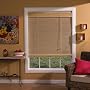 Outdoor Patio Radiance Imperial Matchstick Rollup Blind - Natural (60x72")