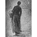 Georges Seurat (Woman with Basket) Art Poster Print - 13x19
