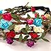 Grab Bag : Set of 5 Mix Color Mini Flower Crown Headband /Halo/coachella /Edc /Hippie Flower Headband /Garden Party / Wedding by Goodgoods