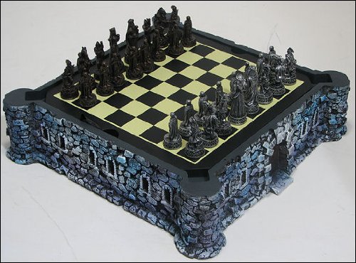Deluxe Dragon Chess Set with Castle Case