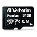 Verbatim 64GB Premium microSDXC Memory Card with Adapter, UHS-I V10 U1 Class 10