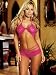Bra Top Matching Strappy Panty Stretch Lace Fuchsia