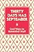 Thirty Days Has September: Cool Ways to Remember Stuff