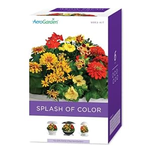 AeroGarden 6-Pod Seed Kit Colored Flowers