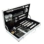 21 Piece Luxury Barbeque BBQ set in aluminium case