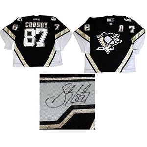 Buy Sidney Crosby Autographed Hand Signed Black CCM Pittsburg Penguins Jersey