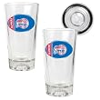 Los Angeles Clippers NBA 2pc Pint Ale Glass Set with Basketball Bottom - Oval Logo