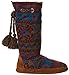 MUK LUKS Women's Emma Vintage Jewels Slipper Boot