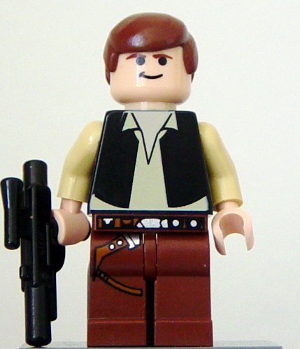 gadget geek - lego star wars death star han solo mini figurine avec blaster