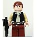 LEGO Star Wars Minifigur - Die R�ckkehr der Jedi-Ritter - Han Solo, Schwarze Weste, Fleisch