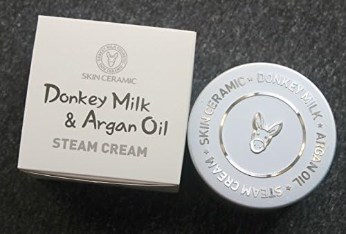 SKIN CERAMIC Donkey Cream &amp; Argan Oil Steam Cream 100g- Korea Imported