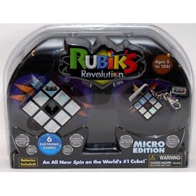 Rubik's Revolution Micro Edition with Electronic Keychain Game by 