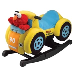 Tek Nek Sesame Street Elmo's Racing Rocker - Animated by