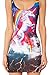 Pink Queen® Womens Stretchy 3d Digital Print Low-cut Bodycon Mini Tank Dress