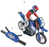 Eigenschaften Mattel N1921-0 / Tyco N1921-0 - Turbo Wheelie, ferngesteuertes Motorrad mit Fahrer, blau, 27MHZ
