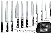Saber Knives Working Chef Series 11 Piece Knife Set with Carry Bag