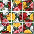 ROSES Scramble Squares by b. Dazzle