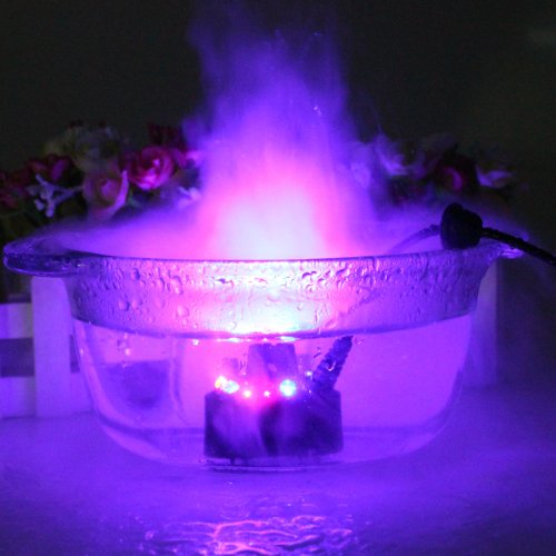 IMAGE® 12 LED Mist Maker Fogger Water Fountain Pond Fog Machine