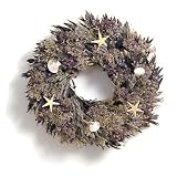 18 Round STARFISH Sea Shell WREATH Lavender Oregano Herb