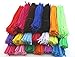 Carykon Pack of 100 Super Fuzzy Chenille Stems Pipe Cleaners (Hot Pink)